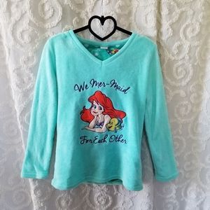 Teal Little Mermaid PJ Set